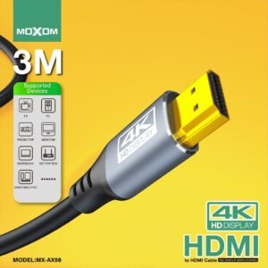 كابل HDMI 2.0 موكسوم 3 متر 4K