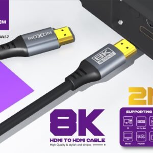 كابل HDMI 2.1 موكسوم 8K 2 متر