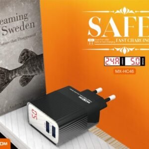 شاحن موكسوم LCD 2.4A مزدوج