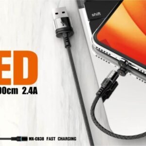 وصلة شحن مغناطيسية MOXOM 1م 2.4A