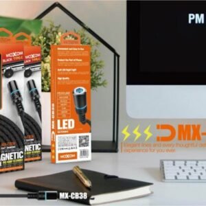 وصلة شحن مغناطيسية MOXOM 1م 2.4A