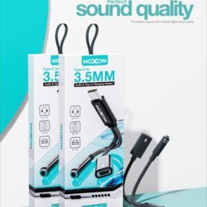 محول تايب سي MOXOM شحن وسماعة