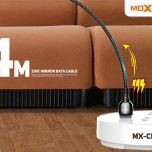 كابل شحن بيانات MOXOM تايب سي 4 متر