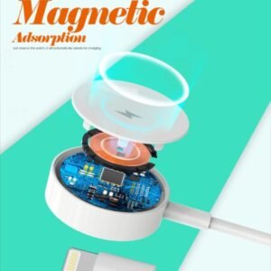 شاحن ايفون وساعة ذكية مغناطيسي MOXOM