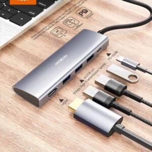 توصيلة متعددة MOXOM 5 في 1 HDMI