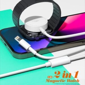 شاحن ايفون وساعة ذكية مغناطيسي MOXOM