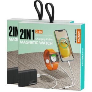 شاحن ايفون وساعة ذكية مغناطيسي MOXOM