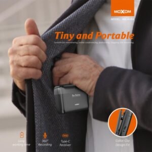 مايك لاسلكي مزدوج MOXOM AX64 Type-C