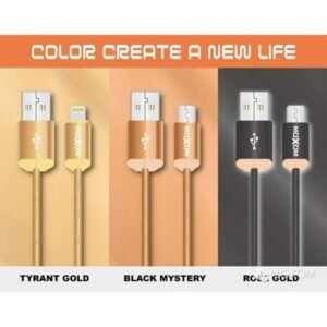 موصل شحن بيانات MOXOM CC-18 2.4A