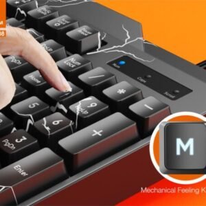 كيبورد ألعاب MOXOM KB08 مع إضاءة LED