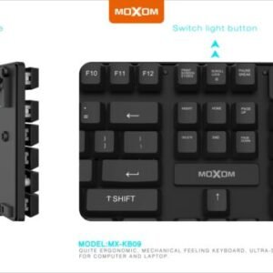 كيبورد العاب MOXOM KB09 مع إضاءة LED