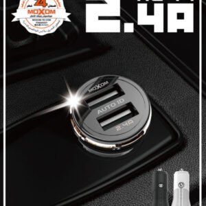 شاحن سيارة MOXOM KC-11 سريع ثنائي 2.4A