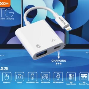 تحويلة ايفون MOXOM MX-AX25 Lightning OTG
