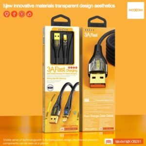 كابل شحن بيانات MOXOM MX-CB281 شفاف