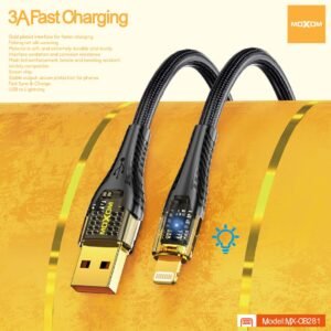 كابل شحن بيانات MOXOM MX-CB281 شفاف