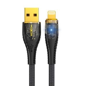كابل شحن بيانات MOXOM MX-CB281 شفاف