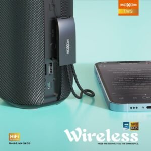 مكبر صوت لاسلكي MOXOM MX-SK39 مضاد للماء