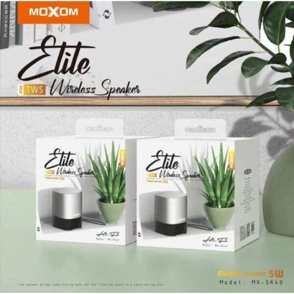 مكبر صوت لاسلكي مضاد للماء MOXOM SK40 مكبر صوت لاسلكي مضاد للماء MOXOM SK40