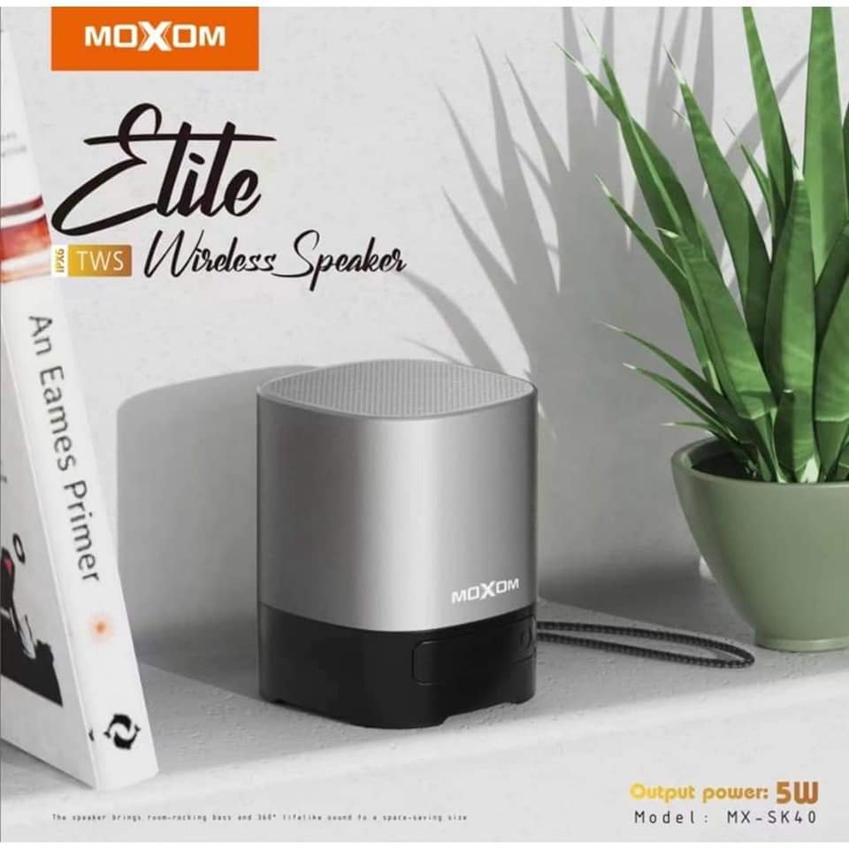 مكبر صوت لاسلكي مضاد للماء MOXOM SK40 مكبر صوت لاسلكي مضاد للماء MOXOM SK40