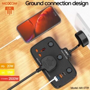توصيلة كهرباء وشحن MOXOM ST09 20W