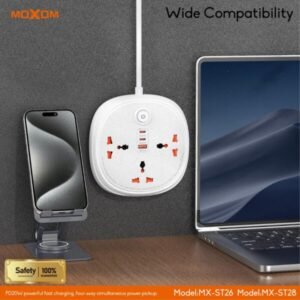 توصيلة كهرباء وشحن MOXOM ST26 2500W
