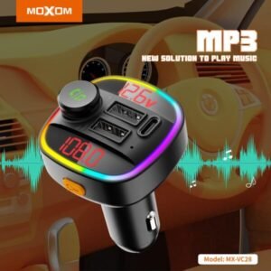 شاحن ومشغل موسيقى سيارة MOXOM VC28