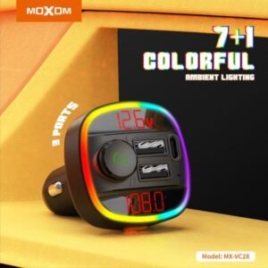 شاحن ومشغل موسيقى سيارة MOXOM VC28