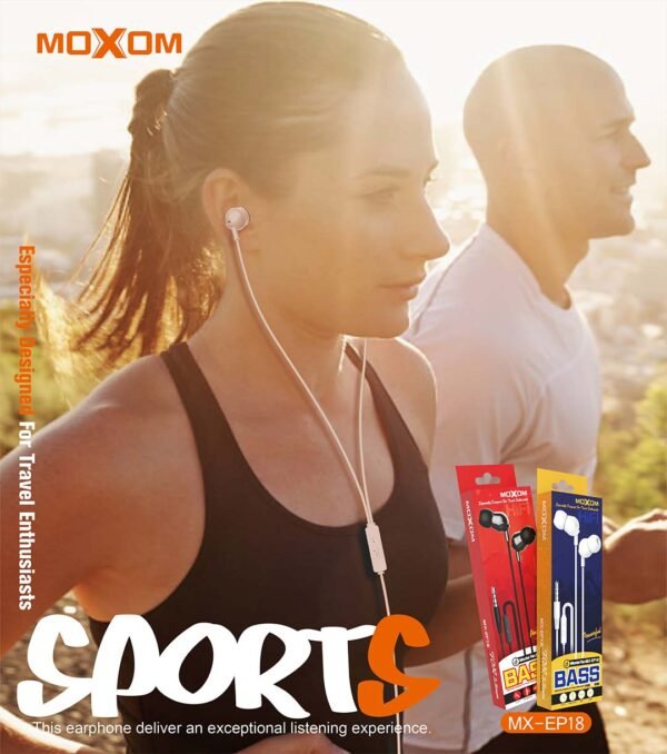 سماعات موكسوم MX-EP18 مع ميكروفون سماعات موكسوم MX-EP18 مع ميكروفون