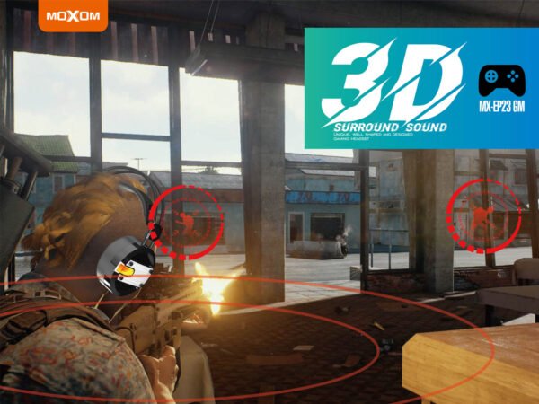 سماعات رأس موكسوم MX-EP23 للألعاب سماعات رأس موكسوم MX-EP23 للألعاب