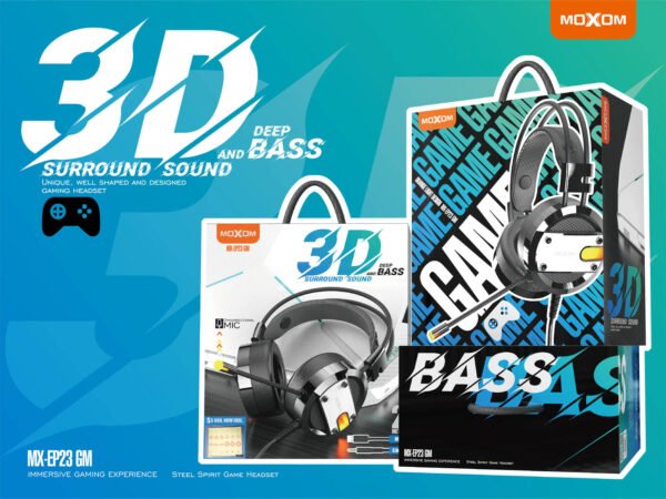 سماعات رأس موكسوم MX-EP23 للألعاب سماعات رأس موكسوم MX-EP23 للألعاب