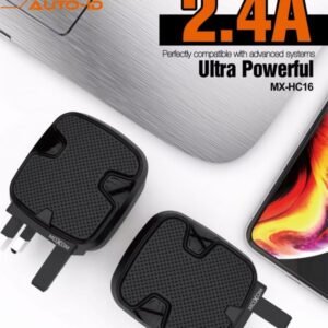 شاحن كهرباء موكسوم MX-HC16 بسرعة 2.4A