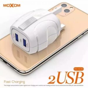 شاحن موكسوم MX-HC39 منفذين شحن سريع