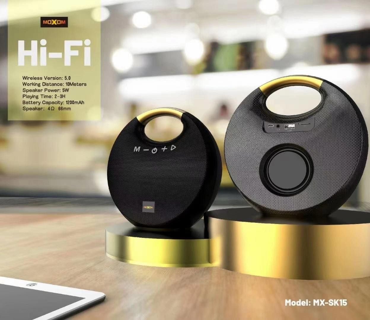 مكبر صوت MX-SK15 اللاسلكي مع راديو مكبر صوت MX-SK15 اللاسلكي مع راديو