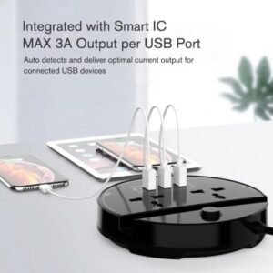 موزع كهرباء وشاحن سريع MX-ST02 MOXOM