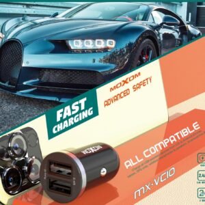 شاحن سيارة موكسوم MX-VC10 سريع مزدوج