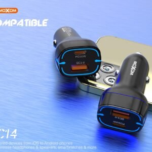 شاحن سيارة موكسوم MX-VC14 فائق السرعة