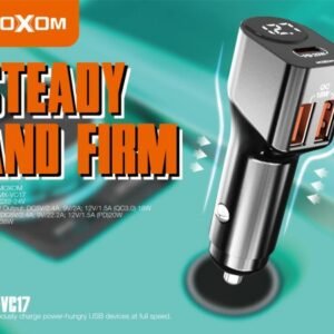 شاحن سيارة موكسوم MX-VC17 شاشة رقمية