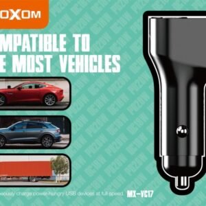 شاحن سيارة موكسوم MX-VC17 شاشة رقمية