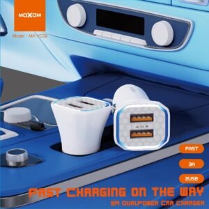 شاحن سيارة موكسوم MX-VC32 مزدوج 3A