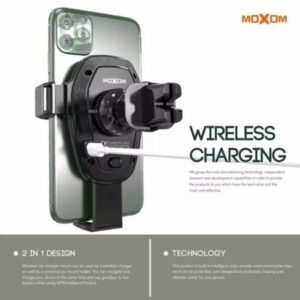 حامل تلفون وشاحن لاسلكي موكسوم MX-VS07