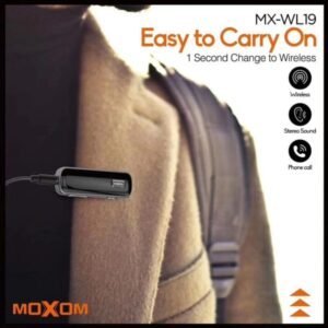 محول MX-WL19 سماعة لاسلكية مع ميكروفون