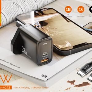 شاحن موكسوم سوبر فاست PD 33W مع وصلة