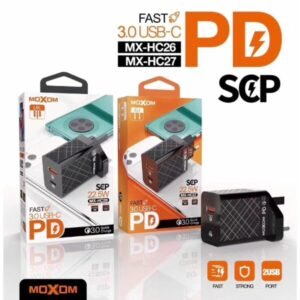 شاحن موكسوم QC3.0 & PD 3.0 22.5W
