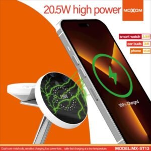 محطة شحن لاسلكية موكسوم ST13 مغناطيسية