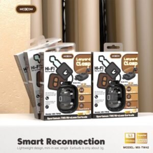 سماعات ايربود موكسوم TW42 لاسلكية