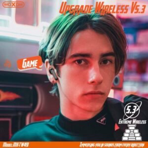 سماعات ايربود موكسوم TW49 لاسلكية مع LED