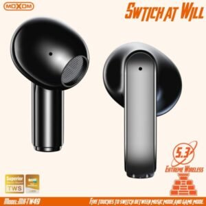 سماعات ايربود موكسوم TW49 لاسلكية مع LED