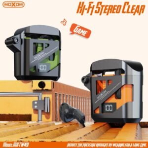 سماعات ايربود موكسوم TW49 لاسلكية مع LED