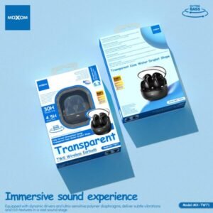 سماعات ايربود موكسوم TWS شفافة Hi-Fi