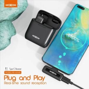 مايك لاسلكي موكسوم Type-C مع إلغاء الضوضاء